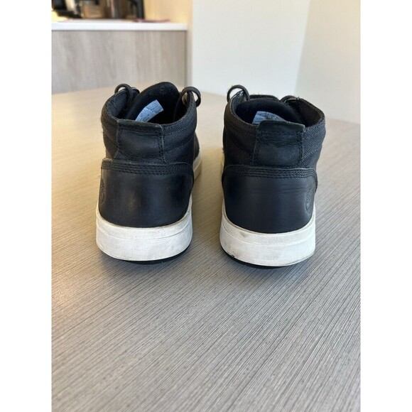 Timberland Davis Chukka Black Leather Canvas Lace Up Boot Men’s Size 9.5 GUC! - Picture 4 of 10